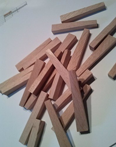 500Fliesenkeile Buchenholz-54x7x10 fallend 4,5mm aus eigener Herstellung
