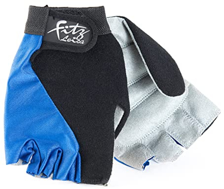 Kozee Komforts Gepolsterte Rollstuhlhandschuhe - Maximaler Schutz und Komfort für Rollstuhlfahrer und Fitness-Enthusiasten - Amara Kunstleder mit Gel-Handflächenpolsterung