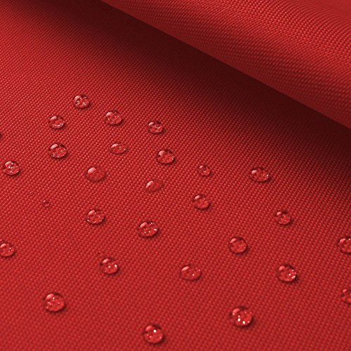 Breaker Wasserdicht - beschichteter Outdoorstoff - per Meter Rot | Winddicht & wasserdicht - zum Nähen von Kissen, Taschen & Gartenschirmen!