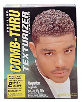 Pro - Line Comb Thru Texturizer With HMC Conditioner 2 Easy Steps No Lye No Mix Regular