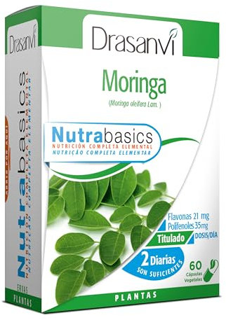 Drasanvi, Nutrabasics Moringa, 60 Cápsulas, 29.2 g