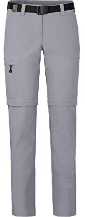 Bergson Bennett Zipp-Off | Damen Wanderhose, vielseitig, pflegeleicht, Sleet [905], 19 - Damen