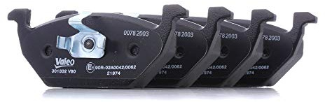Valeo 4er-Set Bremsbeläge Essential 301332, Vorderachse | ECE-R90 zertifiziert, Valeo Qualität, Getestet für optimale Haltbarkeit und Leistung