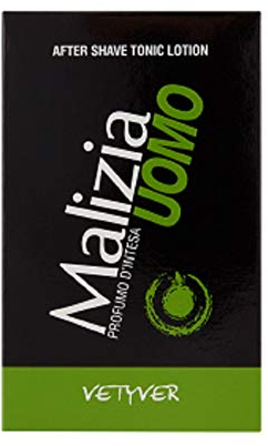 3x Malizia UOMO Vetyver After shave 100ml Tonic Lotion Rasierwasser Kölner Wasser
