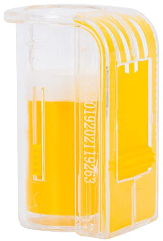 Nikou Königin Kennzeichnung Flasche, Markierflasche für Bienenkönigin, Plastic Bienenkönigin Marking Catcher Einhändig Marker Flasche Plunger Plüsch Beekeeper Werkzeug