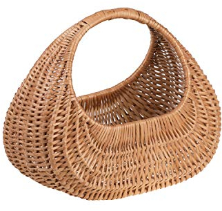 e-wicker24 Panier, gondole, sac en osier naturel (30 x 18 x 28)