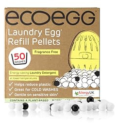 Ecoegg Wasch-ei Nachfüllpackung parfümfrei, 50 Waschladungen
