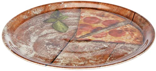 Saturnia 04Z32018 Napoli Flour Pizzateller, 33cm, Porzellan, Pizza, 1 Stück