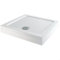 Hydrolux® 900 x 900 x 140mm White Bathroom Shower Tray for Enclosures Cubicles & Wet Room with Waste + Riser Kit, Square