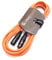 VisioSound Premium Microphone Lead Male XLR to Female XLR/Pro Noiseless Balanced Cable (6m, Orange)