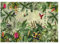 WallArena - Vlies Fototapete Dschungel Tiere Blätter Pflanzen Tropische 254x184 cm - Fototapeten - Tapeten - für Wohnzimmer Schlafzimmer - Vliestapete Wandtapete Tapete 3D Effekt- inkl. Kleister