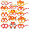 HOWAF 28 Stücke Chinesisches Neujahr Brille Drachen 2025, Chinesisches Partybrillen Foto Requisiten für Chinesische Deko Asiatische Chinesische Neujahr Deko Chinese New Year Decoration 2025