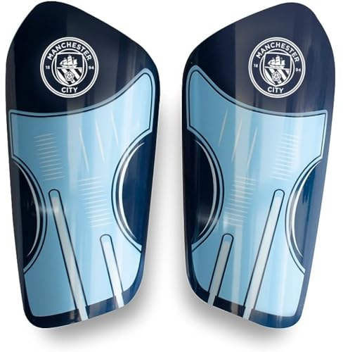 Manchester City FC Herren Delta Slip-In Schienbeinschoner, Junior, Blau