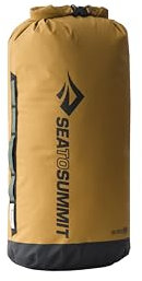 Sea to Summit - Big River Dry Bag XXL 65L - wasserdichte Tasche - Rollverschluss - Strapazierfähig - Haltegriffe, Befestigung & D-Ring - Paddelsport - 38.1 x 35.2 x 71.8cm - Gold Brown - 433g