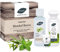 Saunabedarf Schneider - Sauna-Set Menthol Breeze - 250 ml Aufguss, 300 g Saunasalz Peeling, 20 g Menthol Kristalle - Mix
