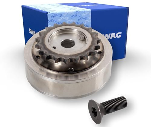 SWAG 33 10 1935 Nockenwellenversteller mit Schraube Kompatibel mit VW Golf 6 5K1 06F109088J 06F109088JS1