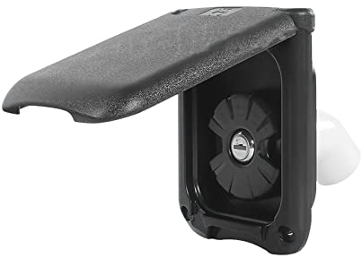 Gaimety Trappe d'eau, Bouchon verrouillable d'entrée d'eau Camping-Car pour Caravane, Filtre d'trappremplissage d'eau Douce, Port remplissagréservoir Verrouillage d'entr