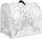 HUISEFOR Stand Mixer Cover Compatible with Kitchen Aid Mixer, White Marble Print Kitchen Appliance Dustproof Covers with Pockets, Fits All Tilt Head & Bowl Lift Models Mixers