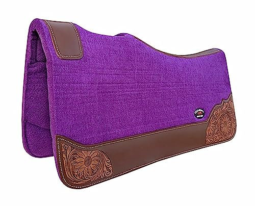 CHALLENGER Horse 39252PR Schabracke aus Wollfilz, 81,3 x 76,2 cm, Violett