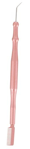 MAGICLULU Tiges Rehaussantes de Cils Double Tête Acier Inoxydable Rose Doré Outil de Séparation des Cils Professionnel avec Peigne pour Rehaussement et Extension