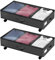 MOXTOYU 2 Pack Underbed Storage Bags, Moisture-Proof & Dustproof, Under Bed Storage with Wheels, Transparent Lid, Ideal for Clothes, Blankets, Shoes, Toys, Black