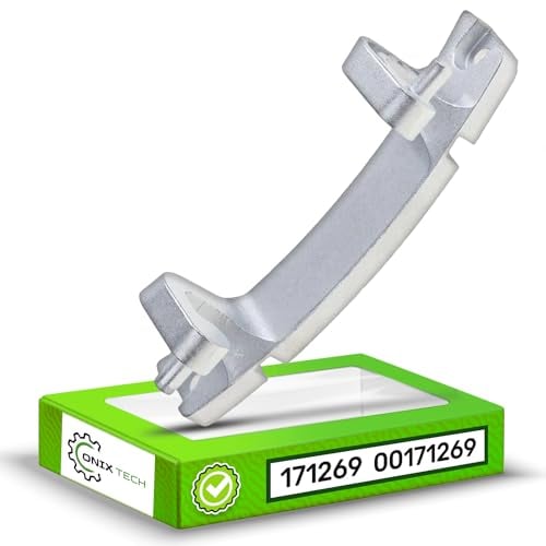 Bisagra para Puerta de Lavadora con Código Original 00171269 171269 para Bosch para Siemens iQ100 iQ300 Classixx Exclusiv Maxx ExtraKlasse Avantixx Logixx - Garantía de 5 Años - ONIX TECH