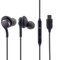 USB C Earphones Type C Headphones Compatible with All USB C Devices,In-Ear Headphones with Mic Stereo Hand free Noise Cancelling Earphones Headset,Wired Earphones 3.5 type C Jack Heavy Bass Sound