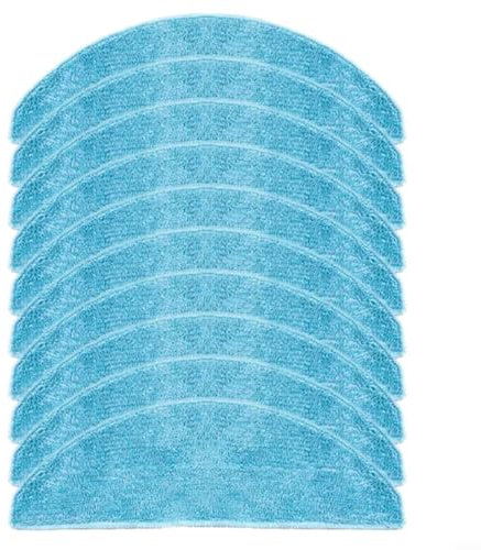 FACAIIO 4/10/20 Stück Wischtuch-Lappen, Mopp-Pads, kompatibel mit für Conga 7490 Immortal für Genesis, für Conga 8290 Immortal Ultra Power für X-Treme Staubsauger (10 Stück)