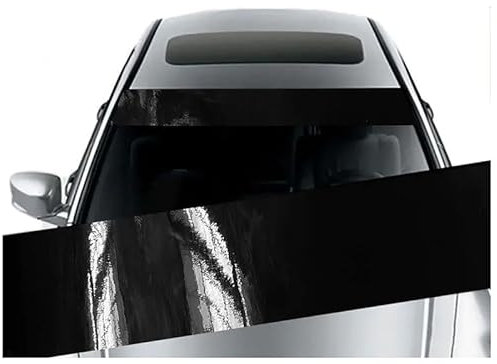 Frontscheiben Aufkleber, für BMW X3 G01 2018-2023 Auto Vorne Heckscheibe Windschutzscheibe Aufkleber Auto Windschutzscheibe Sonnenblende Streifen,C