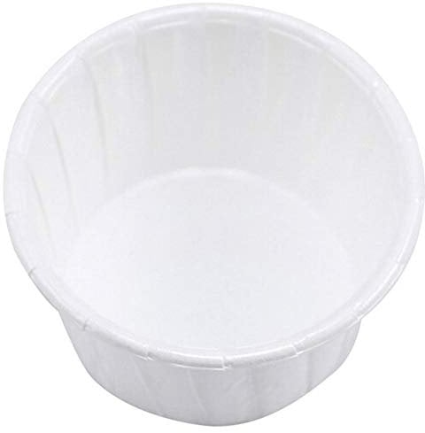 Bordhap 100Pcs Paper Cup Nose Hair Face Hair Removal Wax Bean Container Cake Paper Tray Paper Bowl Melting Wax Ice Cream Organizer