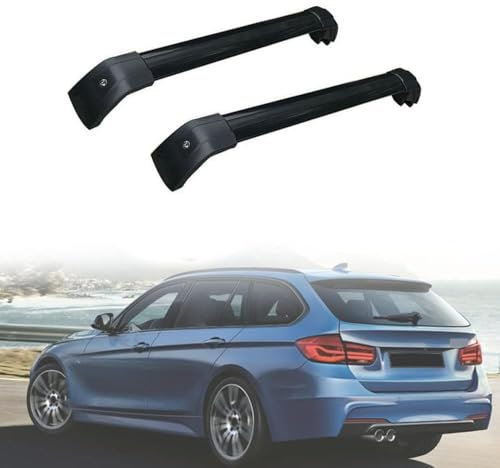 YRCTHEK für BMW 3 Series F31 2011-2019 2 Stück Aluminium Dachträger Relingträger Dachgepäckträger- Alu Relingträger,A
