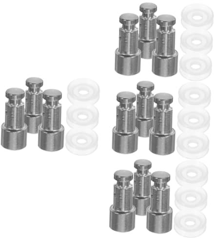Cabilock 12 STK Zubehör für Schnellkochtöpfe Druck Schwimmer Herd Ventile instapot Einkocher Deckel Kochtopf Zubehör Dampfkochtopf Ventil Topfteile Entlastungsersatzventile Rostfreier Stahl