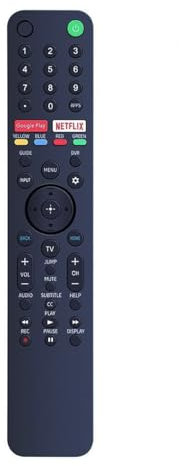 AULCMEET RMF-TX500E RMF-TX600U IR Replace Remote Fit for Sony Full HD Smart LED TV XBR-55X950H XBR-65A9G XBR-65X850G XBR-65X950G XBR-49X950H XBR-55X950H XBR-65X950H XBR-75X950H