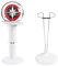 MingQiEven Lightstick-Ständer, kompatibel mit offiziellen Leuchtstäben, kompatibel mit Stray Kids, Enhypen, Ateez, zweimal Lichtstäbe, Display-Ständer, kompatibel mit Kpop (weiß), 2 Stück