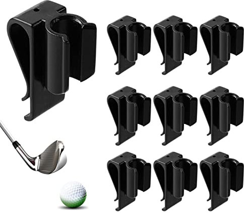 Golf Bag Clip - Golf Club Organiser Clips For Bag | Golf Putter Clip Golf Accessories, Putter Clamp Holder 10 Clamp Buckle Organizer For Men Women Golfer, Durable Creative Golf Putter Holder Ball