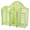 Range-couverts mural en plastique pour ustensiles de cuisine, panier de rangement pour baguettes, cuillères, avec fonction de drainage, pour la maison, la cuisine, gain de place, (Vert)
