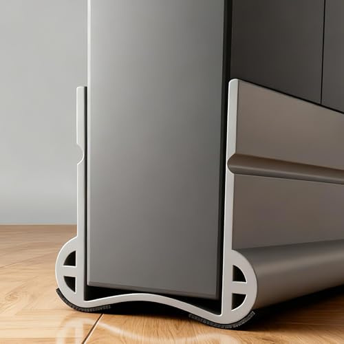 93 cm Boudin de porte anti-courants d'air pour portes, 2026 Neu, Arrêt-air à double joint, Adhésif autocollant pour porte, Isolation de porte contre les courants d'air (Gris, 100CM)