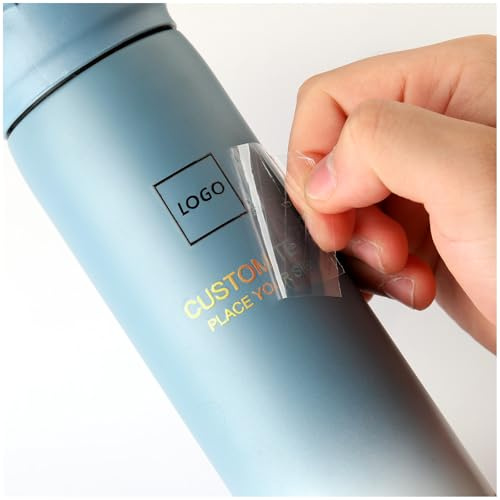 Custom Crystal Transfer Stickers with Logo Text Image,Personalized UV Transfer Decals for Glass Cups Packaging Boxes,Bottles,Mug,Any Smooth Surface, 3D Clear Stickers
