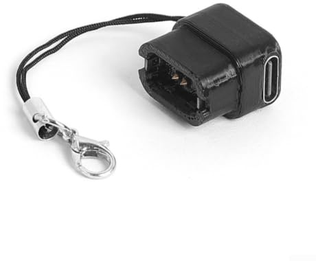 Posheliox Electronic Shifting for Di2 12s R9270 9250 8170 8150 7170, Portable Type C Bike Adapter with Lanyard for Road and E-Bike Use