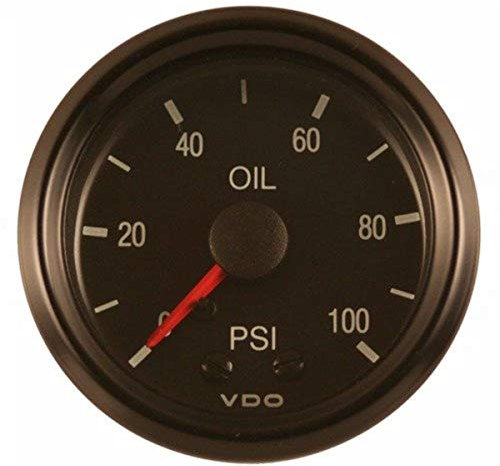 VDO 150-030 Oil Pressure Gauge, 100Psi