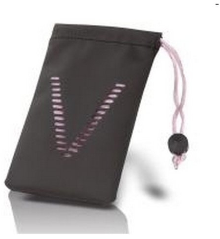Vivanco MP3 universal case “Uni case Soft” Schwarz - MP3-/ MP4-Player-Taschen (Schwarz, iPod Classic, Touch, iPhone)