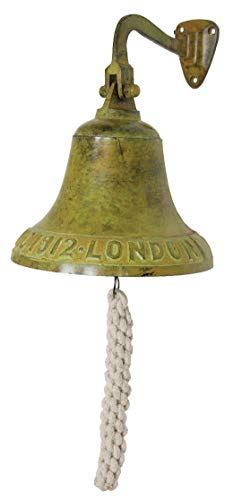 Titanic Schiff Bell mit Antik Grün Finish
