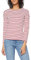 Armor Lux Damen Marinière Lesconil T-Shirt, Weiß (Blanc/Braise 320), 38 (Herstellergröße: 1)