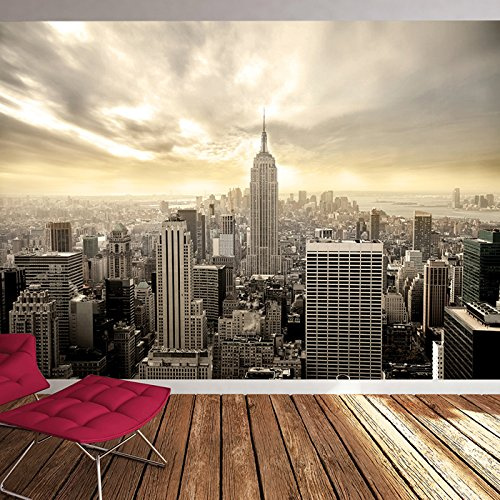 azutura Manhattan Skyscrapers Skyline Wall Mural Wallpaper available in 8 Sizes Digital
