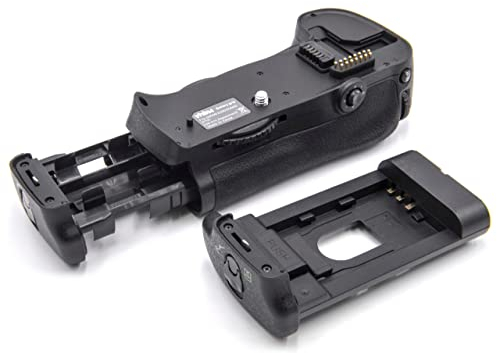 vhbw impugnatura battery grip compatibile con Nikon D300, D700, D300s fotocamera reflex, incl. ghiera di selezione