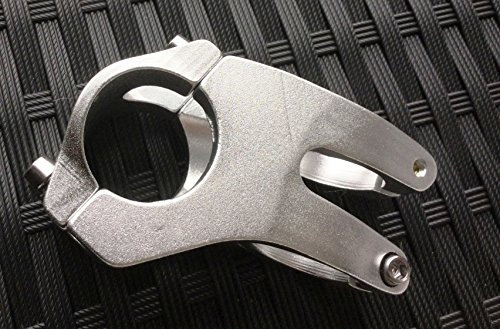 CarbonEnmy Fahrrad Vorbau Aluminium BMX Bike Lenker Vorbau 31,8 mm 50mm 7° (Silber)