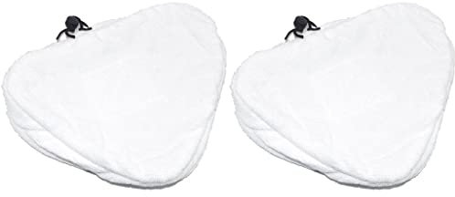 Yourspares 2 X Steam Mop Microfibre Cleaning Cloth Cover Pads Kit Fits Morphy Richards