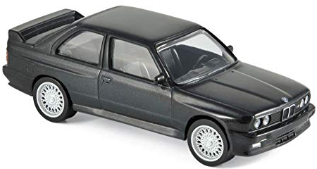 Norev NV350009 Maxijet BMW M3 E30 1986 Druckgussmodell, schwarz, Maßstab 1:43