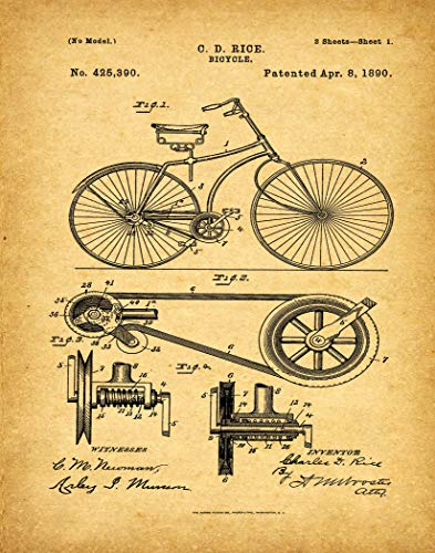 Fahrrad-Poster WB373, Vintage, 50 x 70 cm