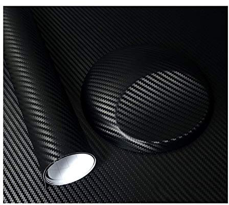 wall-8-CC Car Styling Car Sticker 200x50 cm 3d 4d Carbon Fiber Vinyl Film 3m Waterproof Diy Wrap With Retail Packaging Motorcycle,3d Black